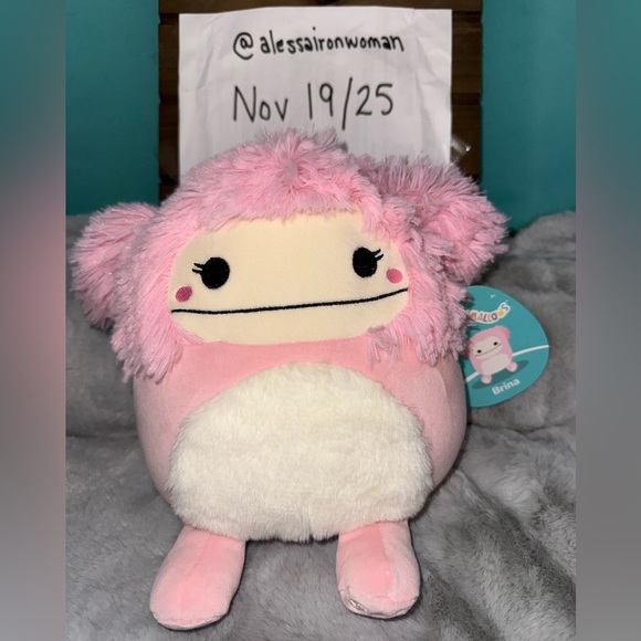 Squishmallows Other - BNWT: 8” Brina (Fuzzy Belly) Squishmallow